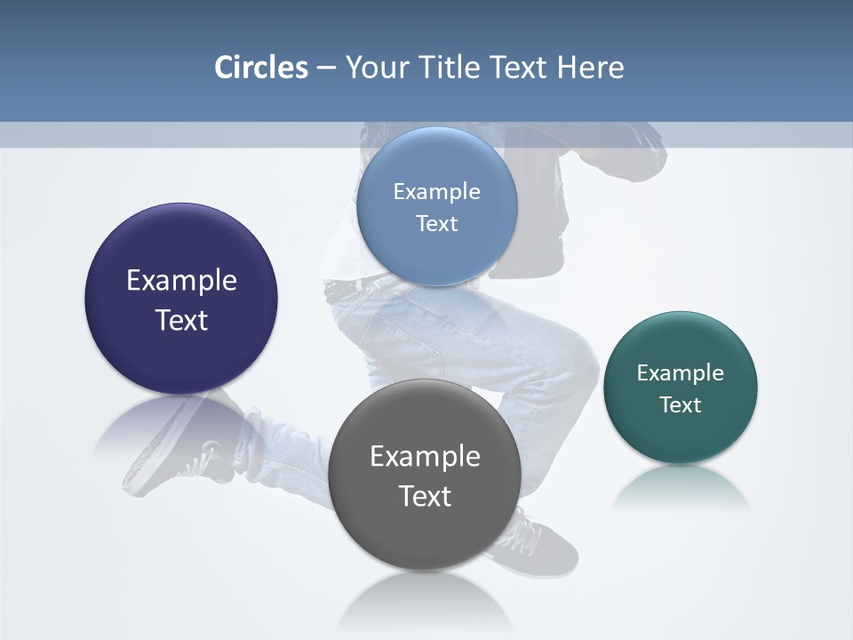 Gymnastic Mid Air Fashion PowerPoint Template