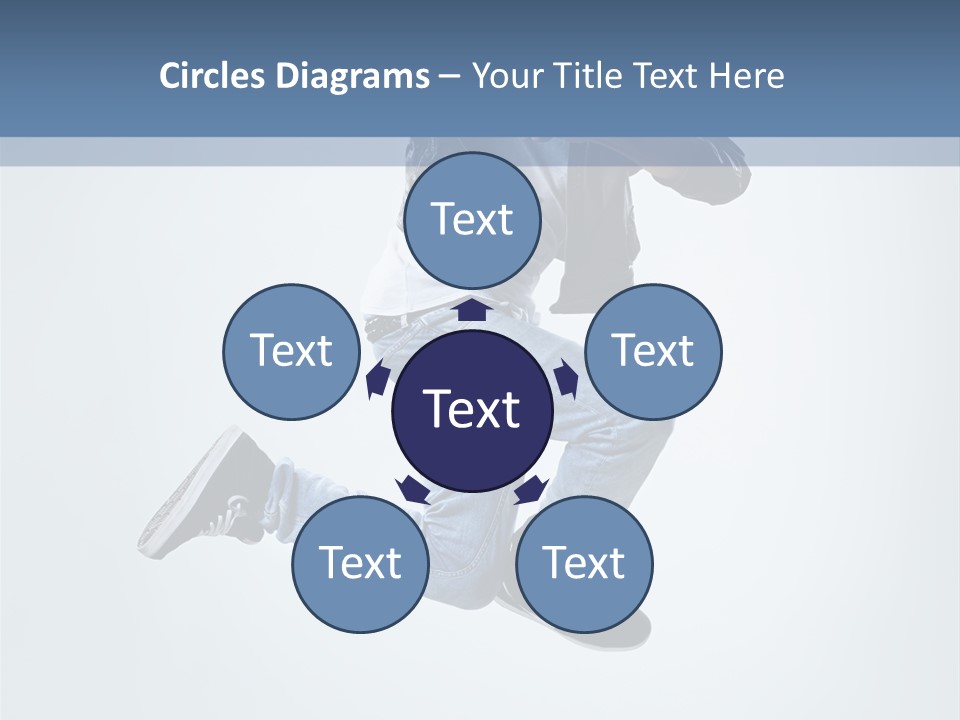 Gymnastic Mid Air Fashion PowerPoint Template