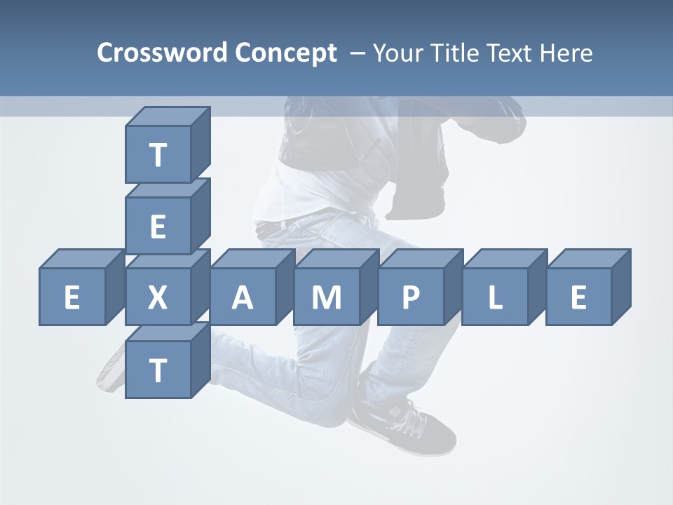 Gymnastic Mid Air Fashion PowerPoint Template