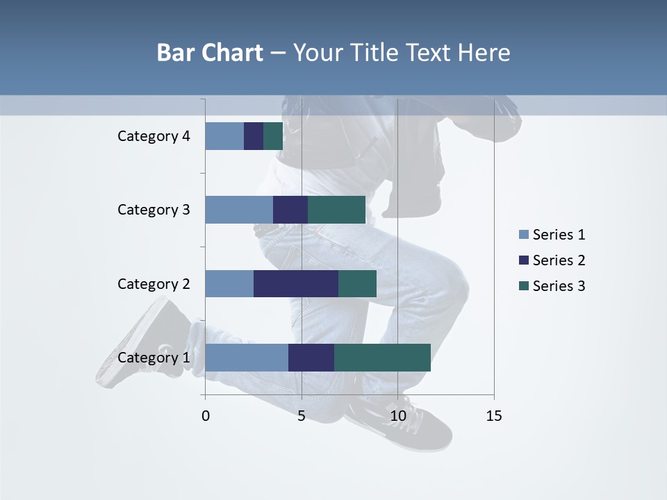 Gymnastic Mid Air Fashion PowerPoint Template