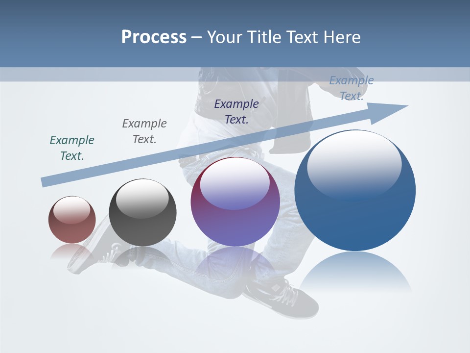 Gymnastic Mid Air Fashion PowerPoint Template