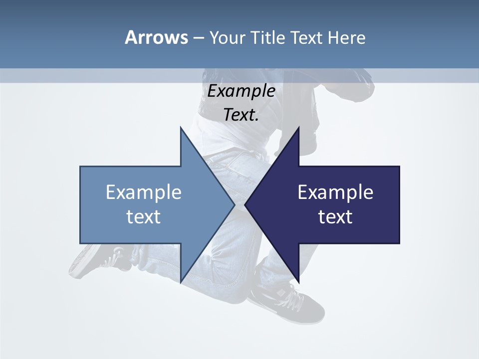 Gymnastic Mid Air Fashion PowerPoint Template