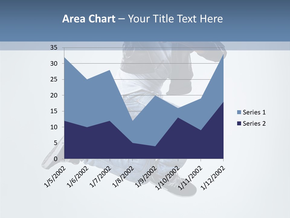 Gymnastic Mid Air Fashion PowerPoint Template