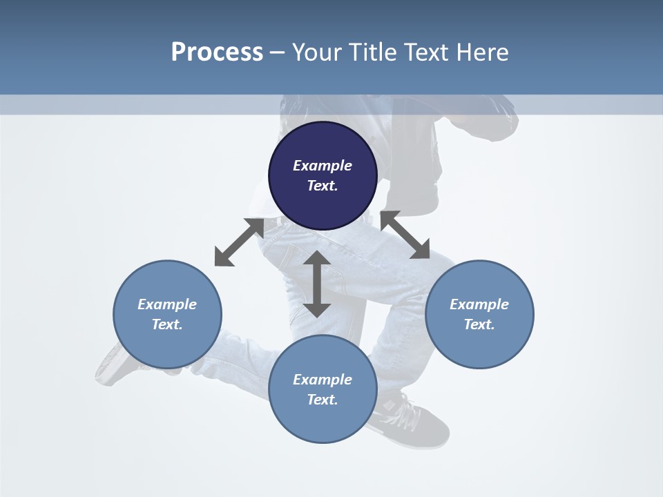 Gymnastic Mid Air Fashion PowerPoint Template