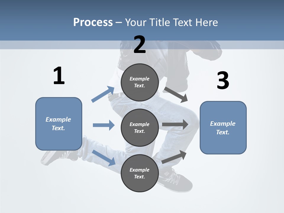 Gymnastic Mid Air Fashion PowerPoint Template