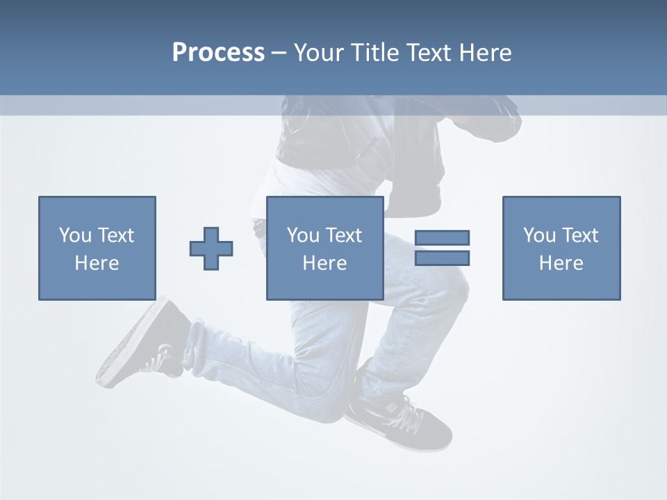 Gymnastic Mid Air Fashion PowerPoint Template