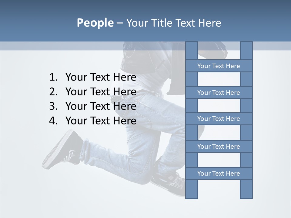 Gymnastic Mid Air Fashion PowerPoint Template