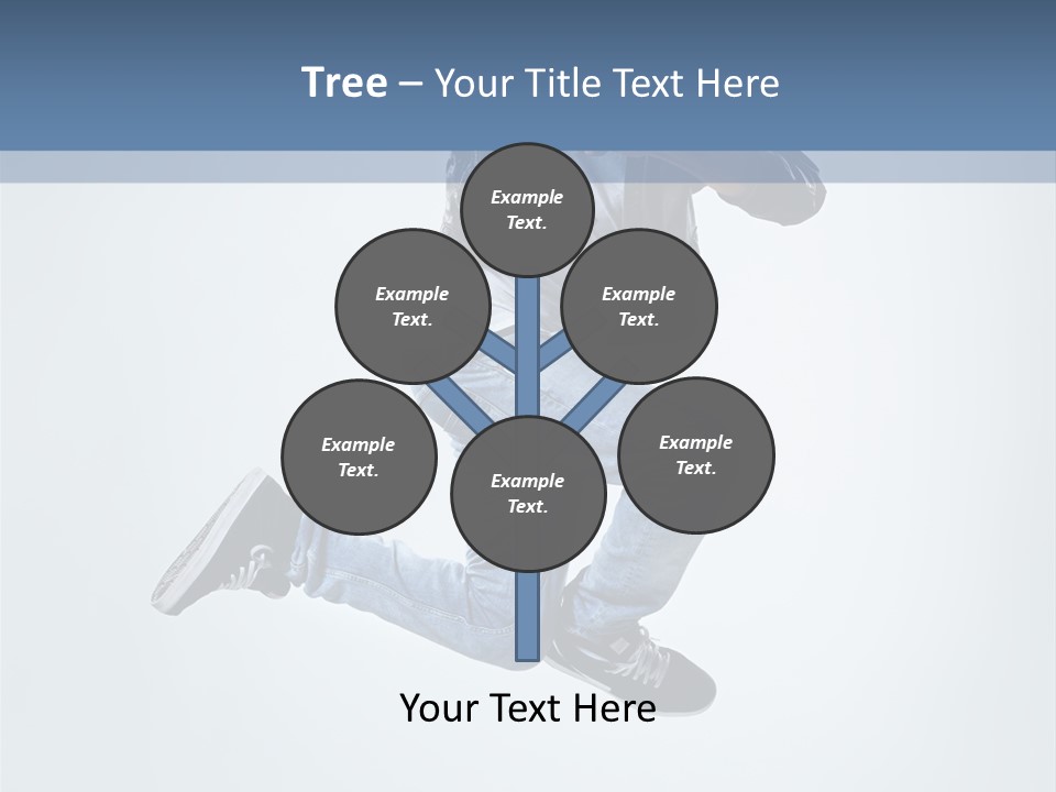 Gymnastic Mid Air Fashion PowerPoint Template