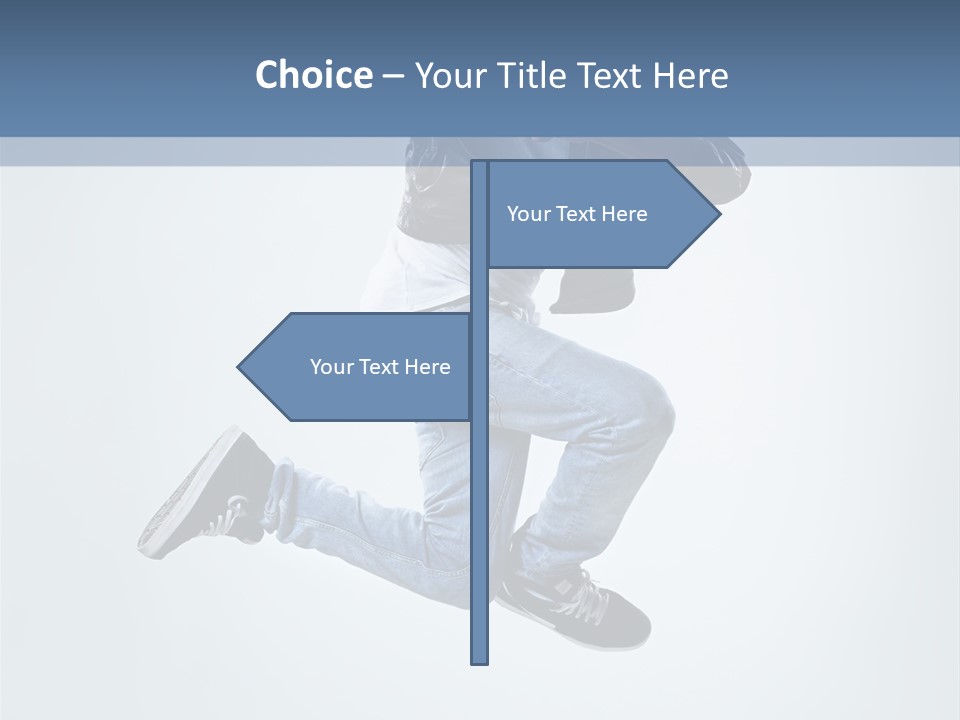 Gymnastic Mid Air Fashion PowerPoint Template