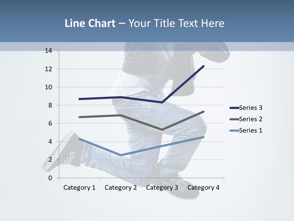 Gymnastic Mid Air Fashion PowerPoint Template