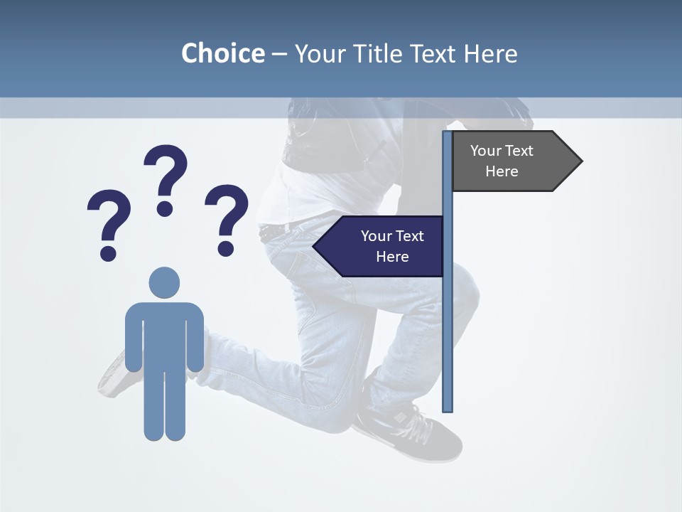 Gymnastic Mid Air Fashion PowerPoint Template