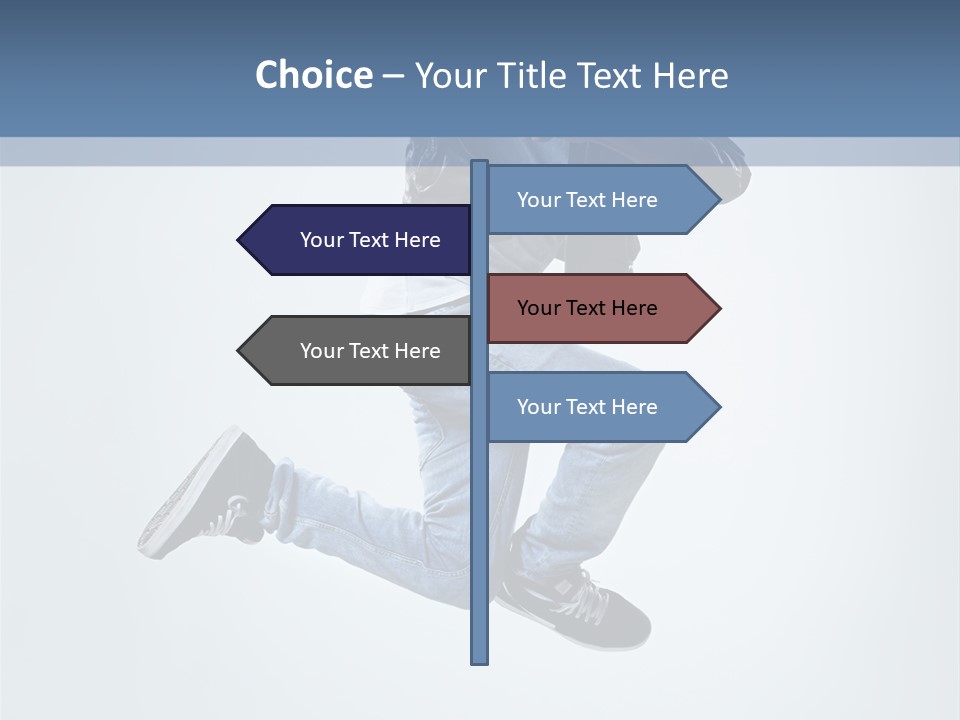 Gymnastic Mid Air Fashion PowerPoint Template