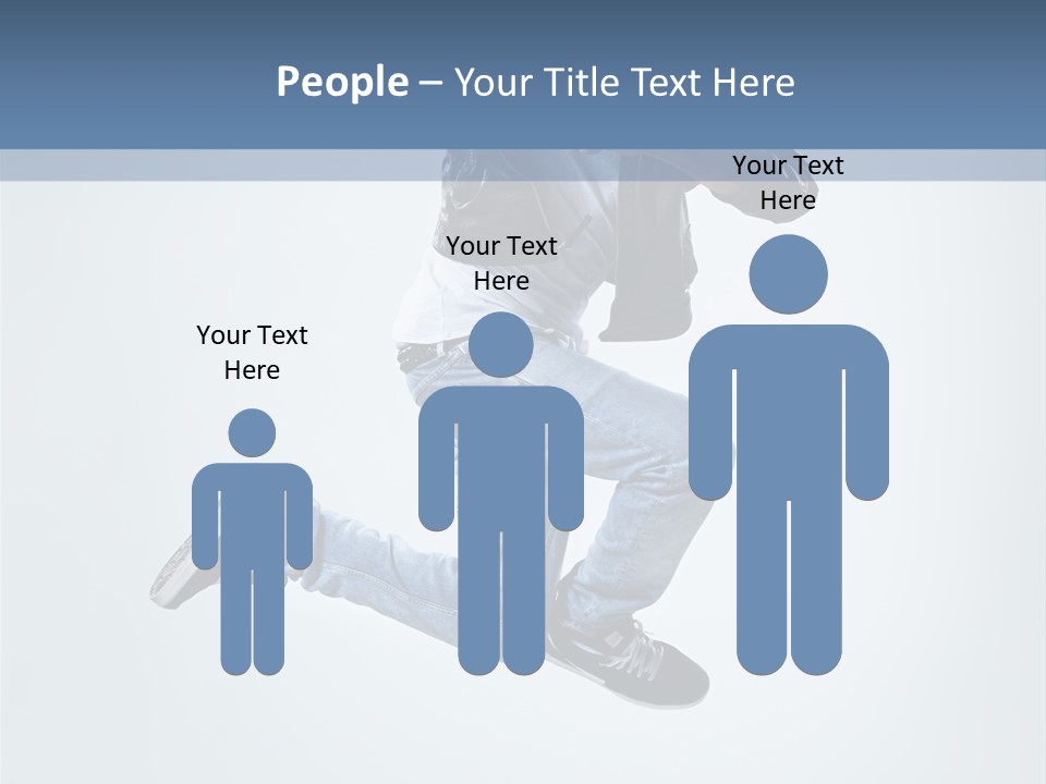 Gymnastic Mid Air Fashion PowerPoint Template