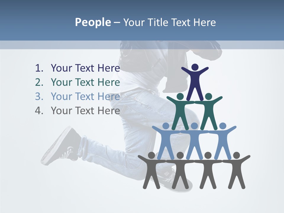 Gymnastic Mid Air Fashion PowerPoint Template