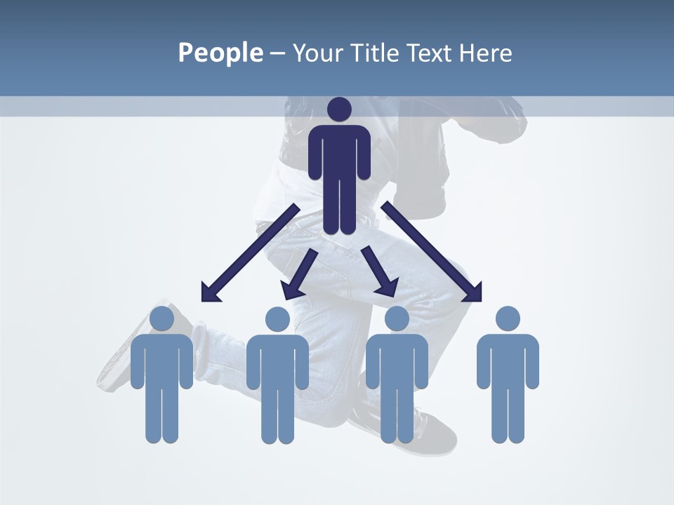 Gymnastic Mid Air Fashion PowerPoint Template