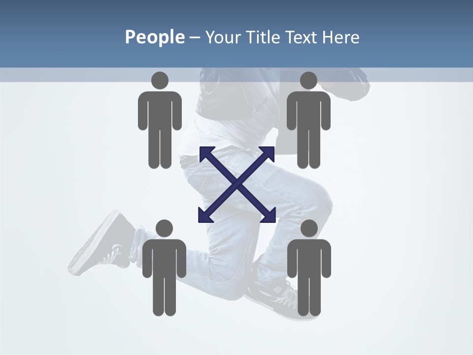 Gymnastic Mid Air Fashion PowerPoint Template