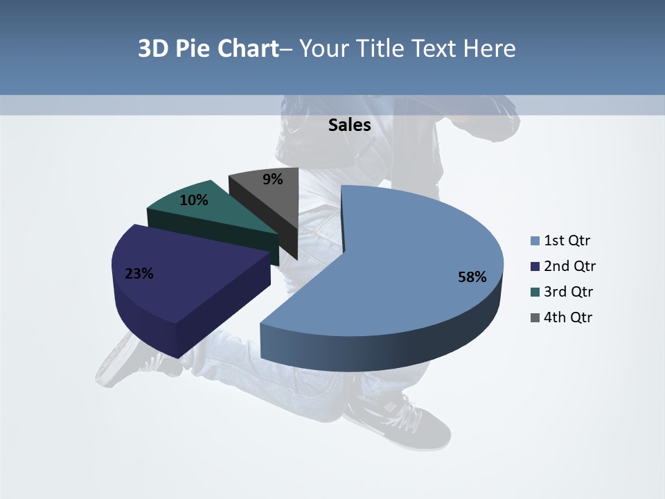 Gymnastic Mid Air Fashion PowerPoint Template