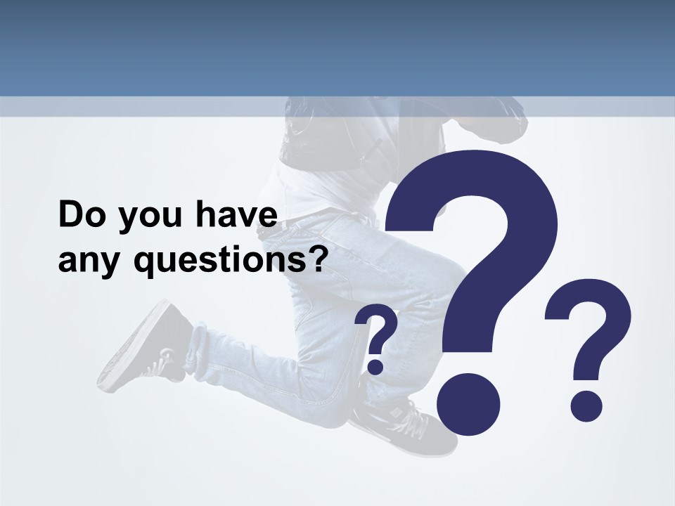 Gymnastic Mid Air Fashion PowerPoint Template