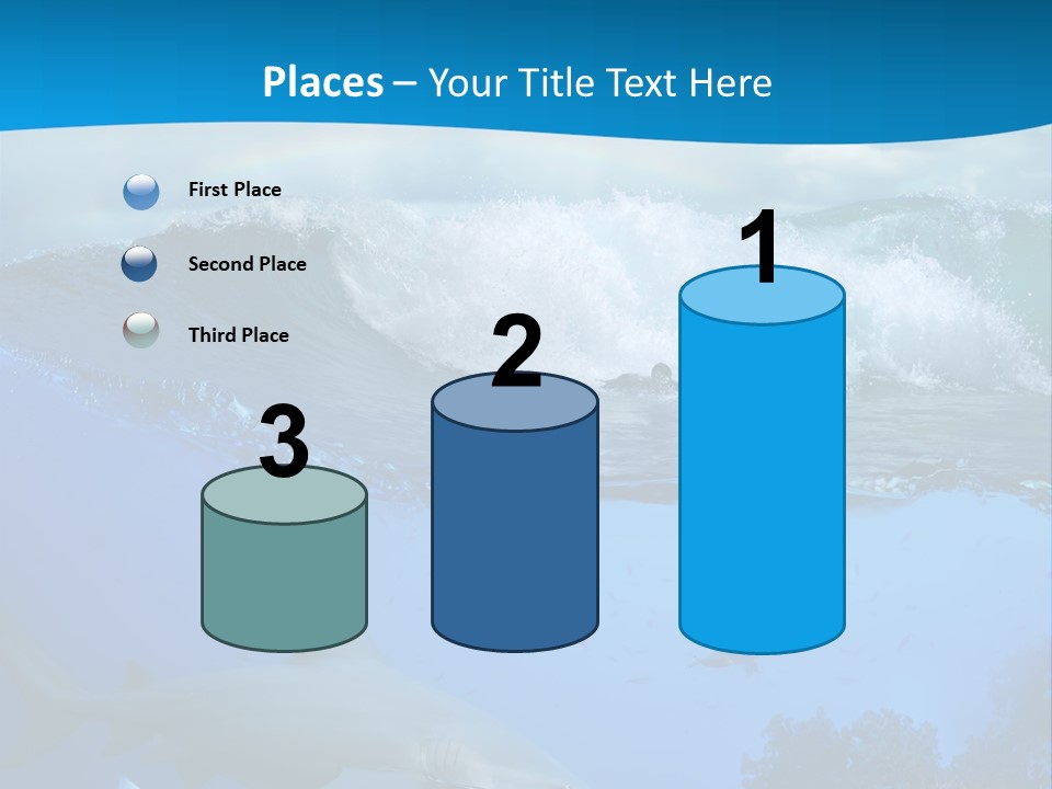 Sport Predator Surfing PowerPoint Template