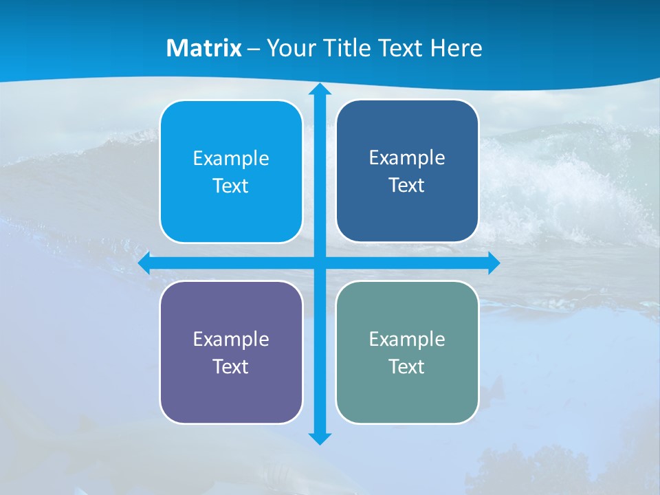 Sport Predator Surfing PowerPoint Template