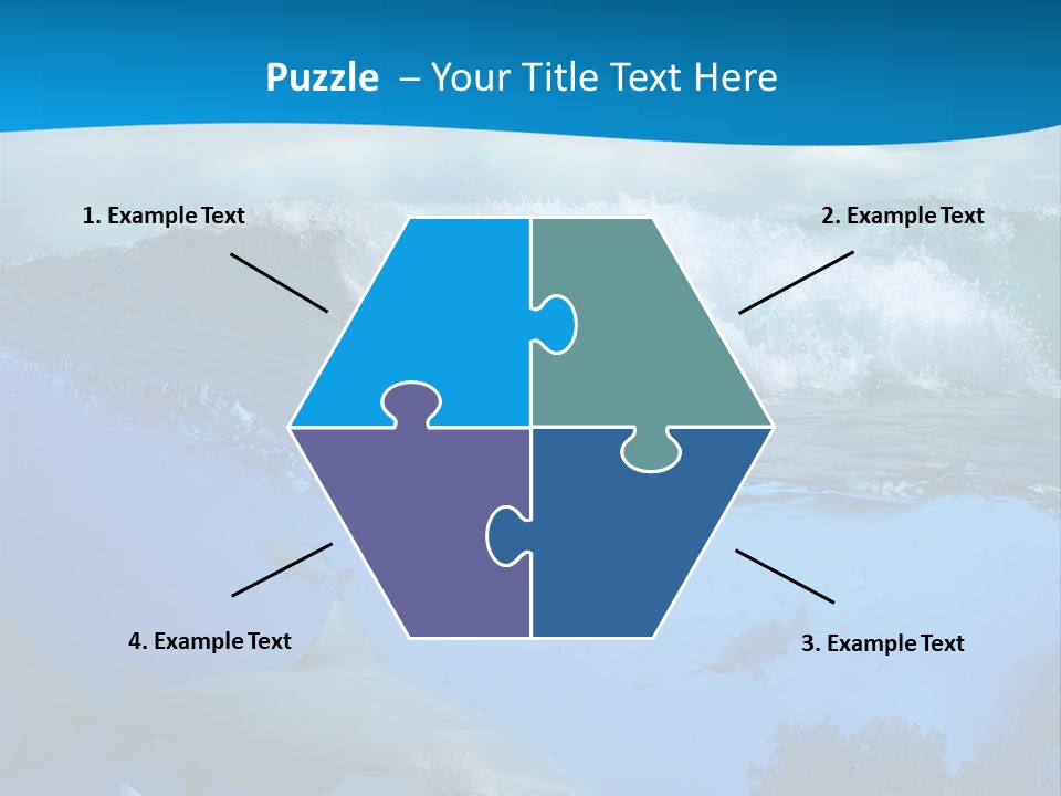 Sport Predator Surfing PowerPoint Template