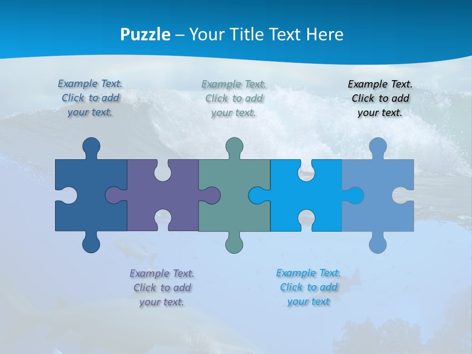 Sport Predator Surfing PowerPoint Template