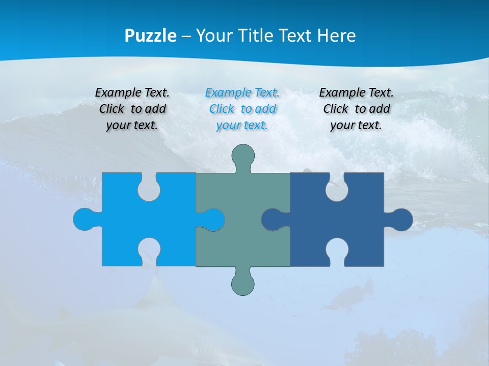 Sport Predator Surfing PowerPoint Template