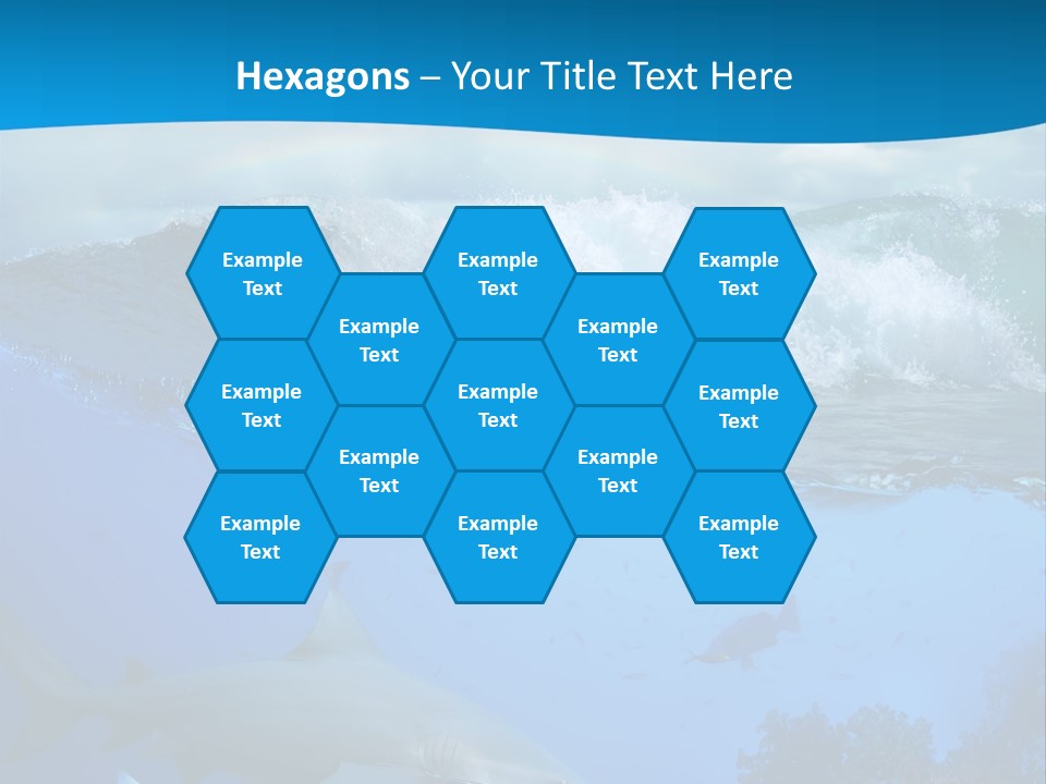 Sport Predator Surfing PowerPoint Template