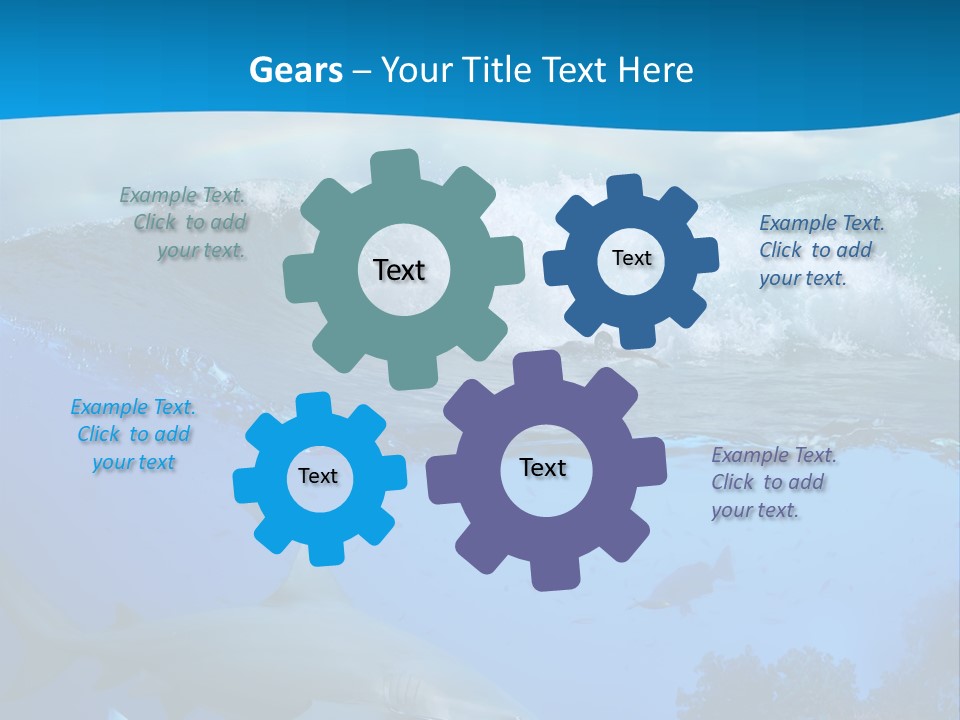 Sport Predator Surfing PowerPoint Template