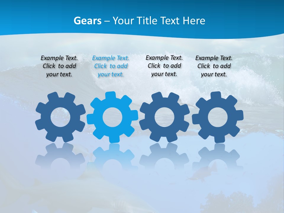 Sport Predator Surfing PowerPoint Template