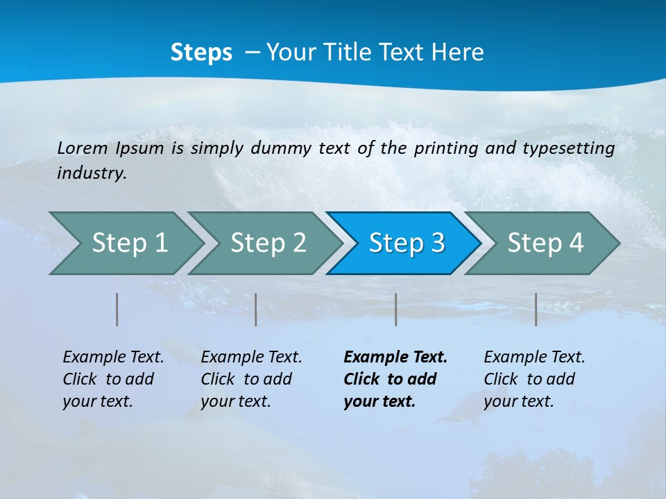 Sport Predator Surfing PowerPoint Template