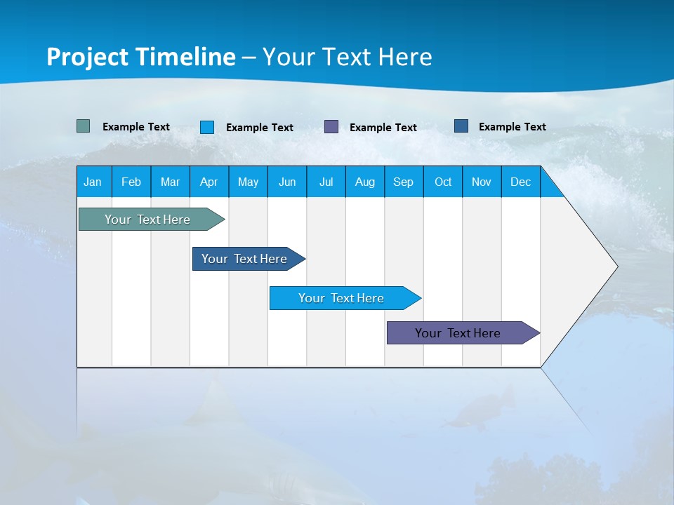 Sport Predator Surfing PowerPoint Template