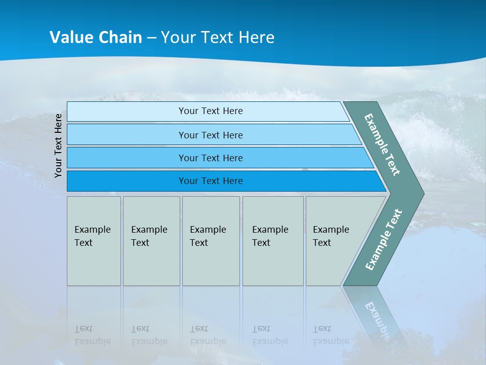 Sport Predator Surfing PowerPoint Template
