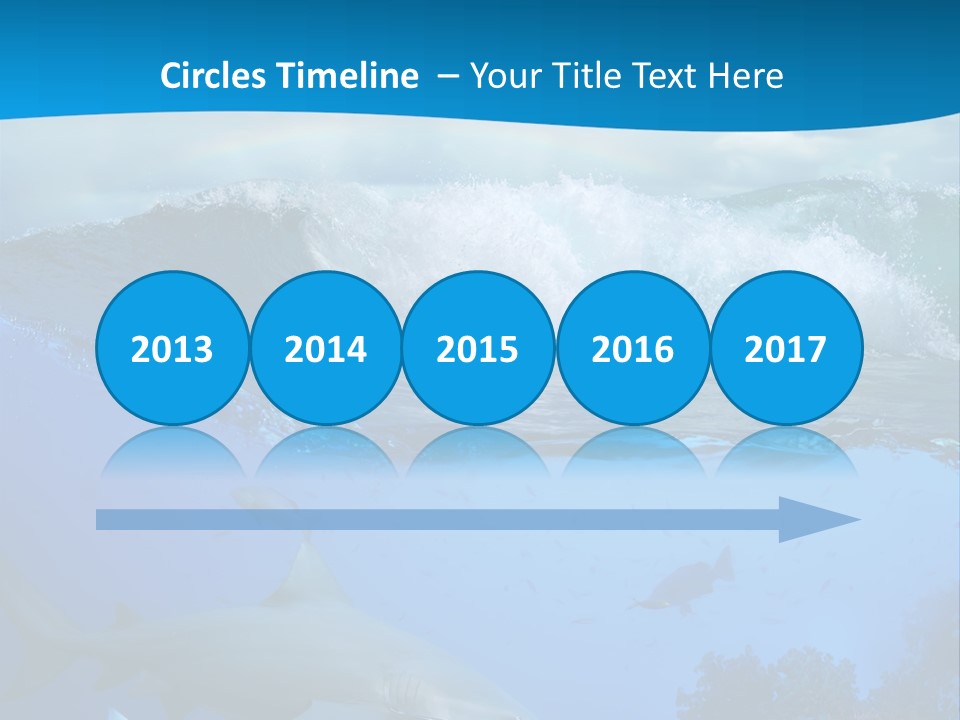 Sport Predator Surfing PowerPoint Template