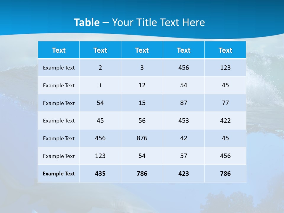 Sport Predator Surfing PowerPoint Template