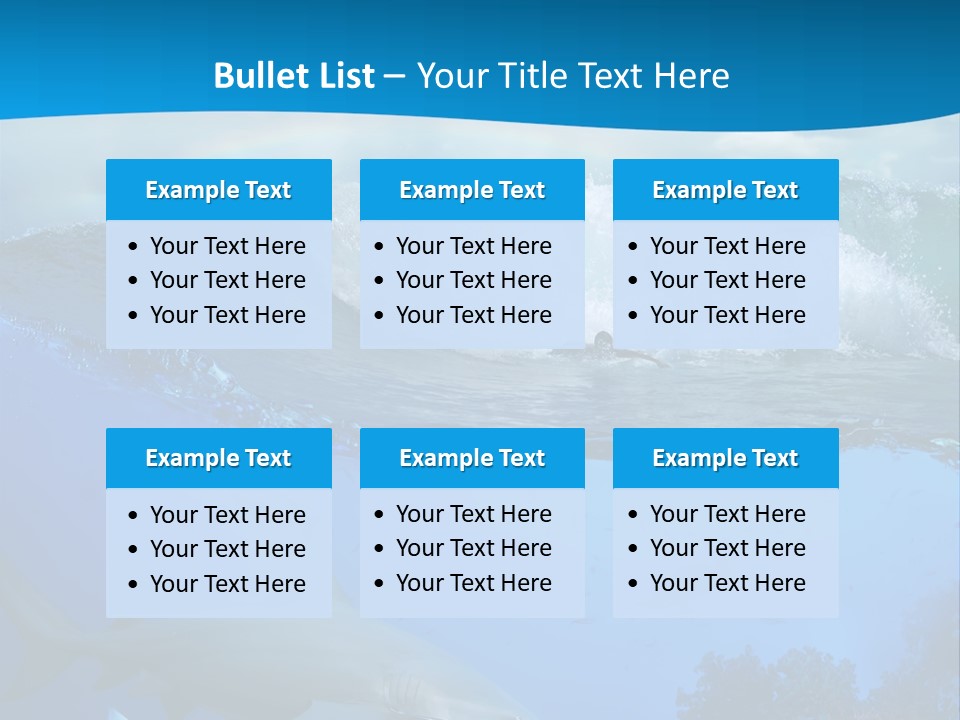 Sport Predator Surfing PowerPoint Template
