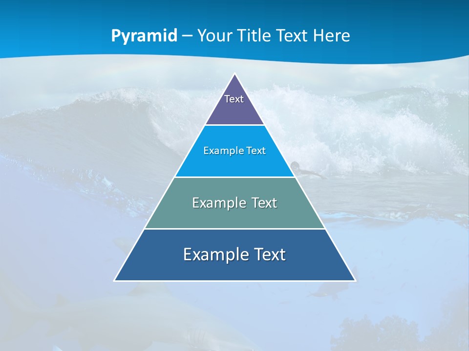 Sport Predator Surfing PowerPoint Template