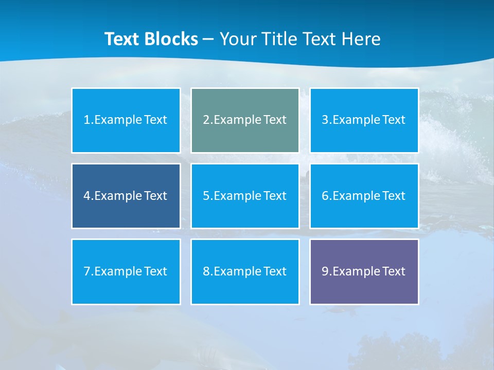 Sport Predator Surfing PowerPoint Template