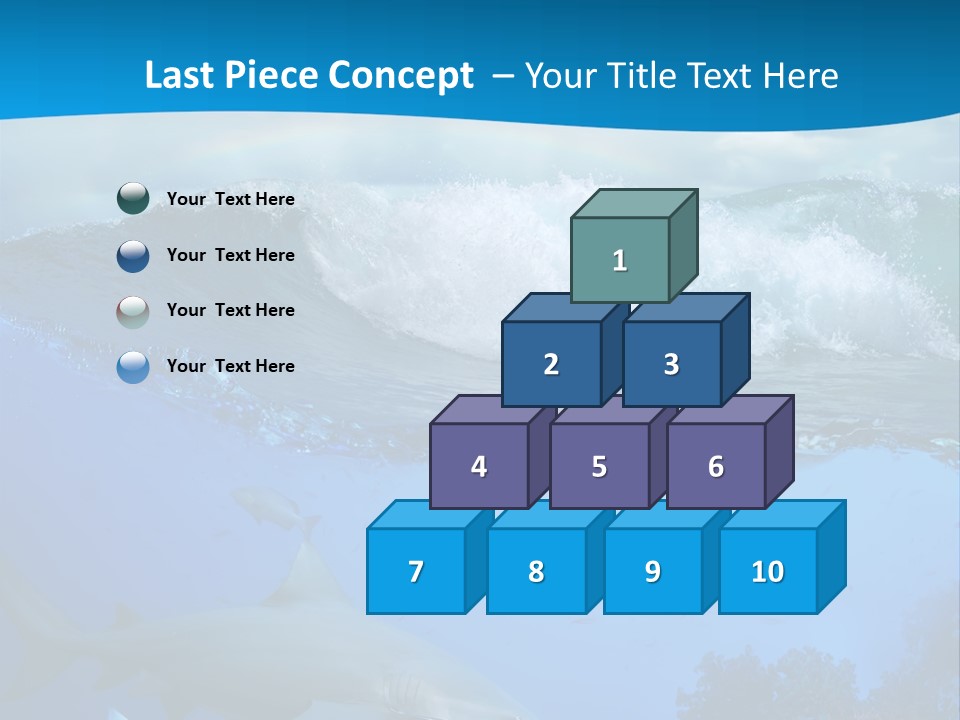 Sport Predator Surfing PowerPoint Template