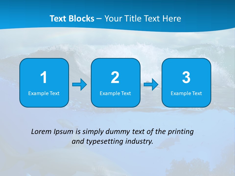 Sport Predator Surfing PowerPoint Template
