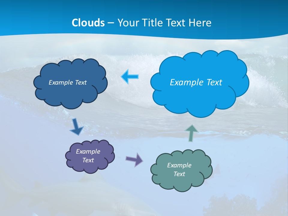 Sport Predator Surfing PowerPoint Template