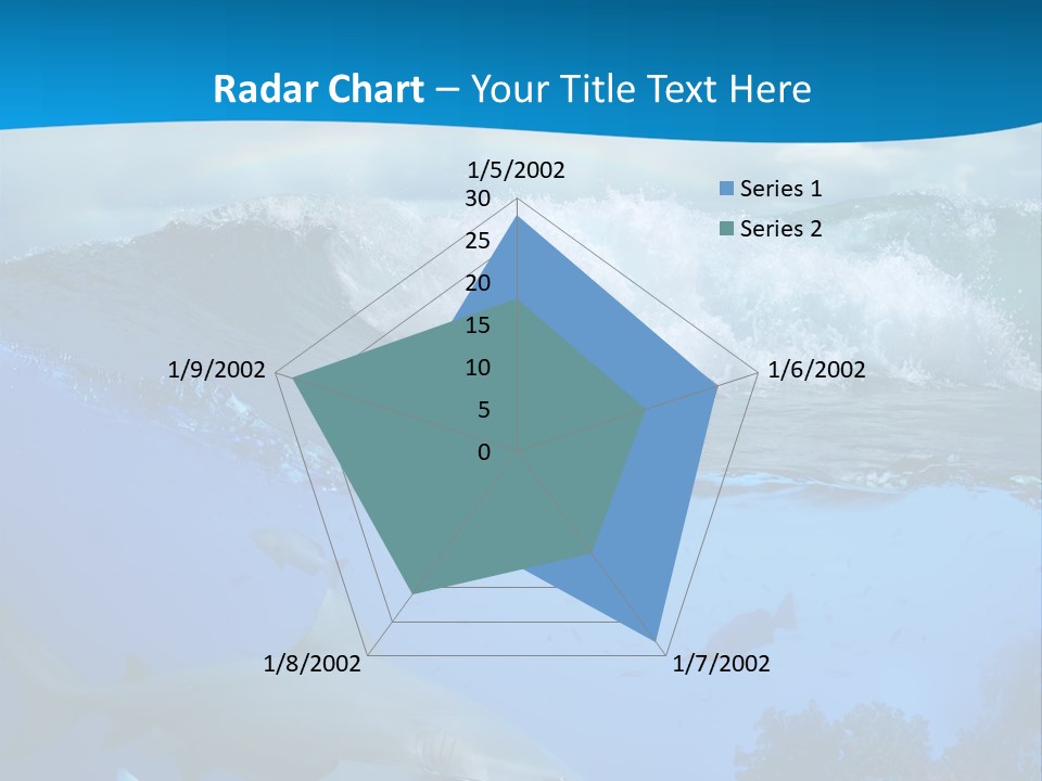 Sport Predator Surfing PowerPoint Template