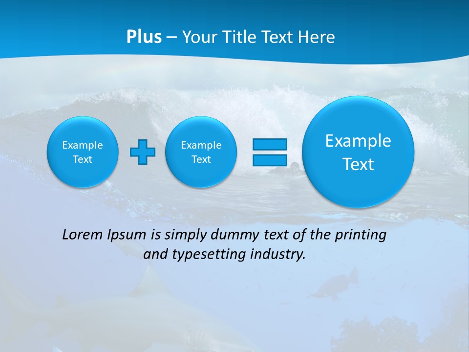 Sport Predator Surfing PowerPoint Template