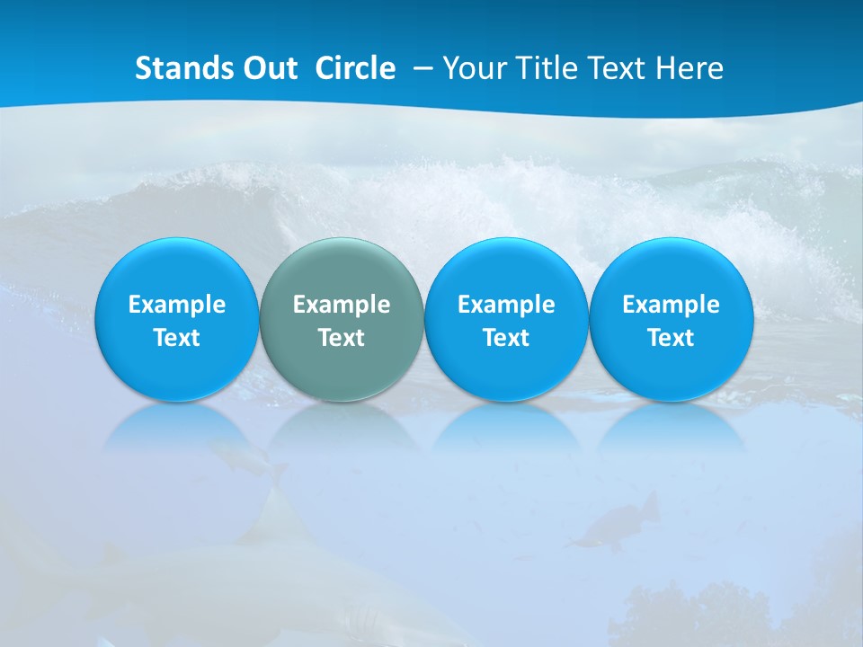 Sport Predator Surfing PowerPoint Template