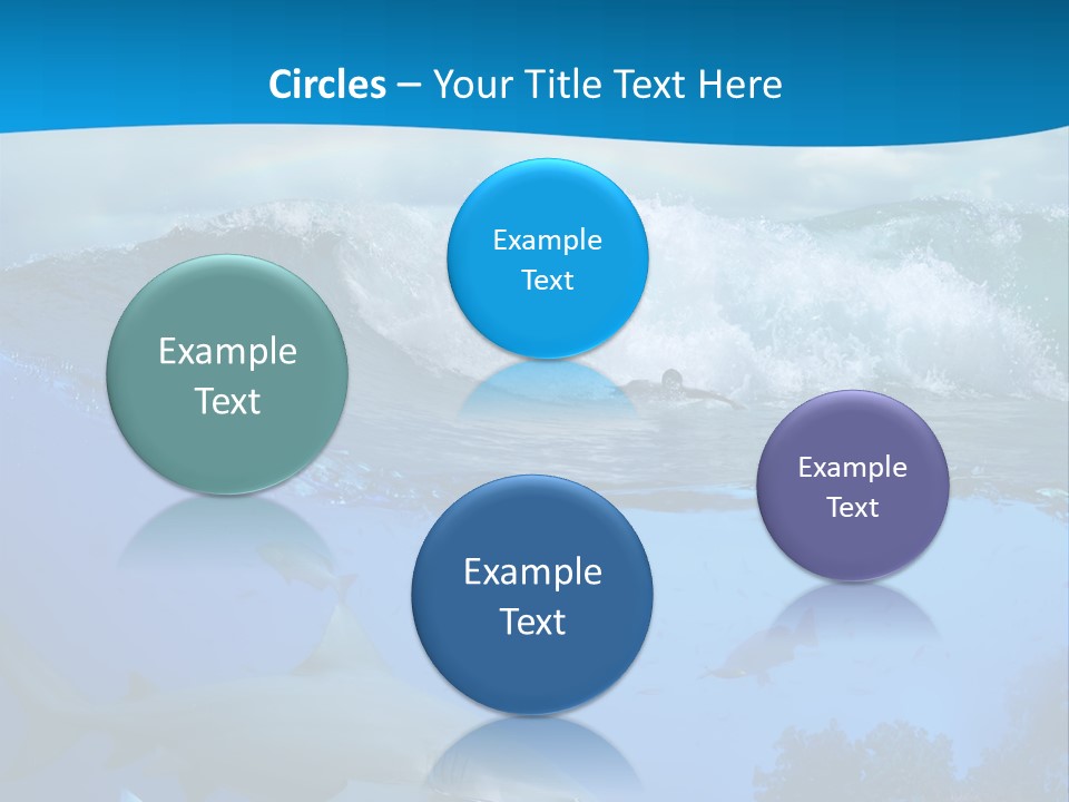 Sport Predator Surfing PowerPoint Template