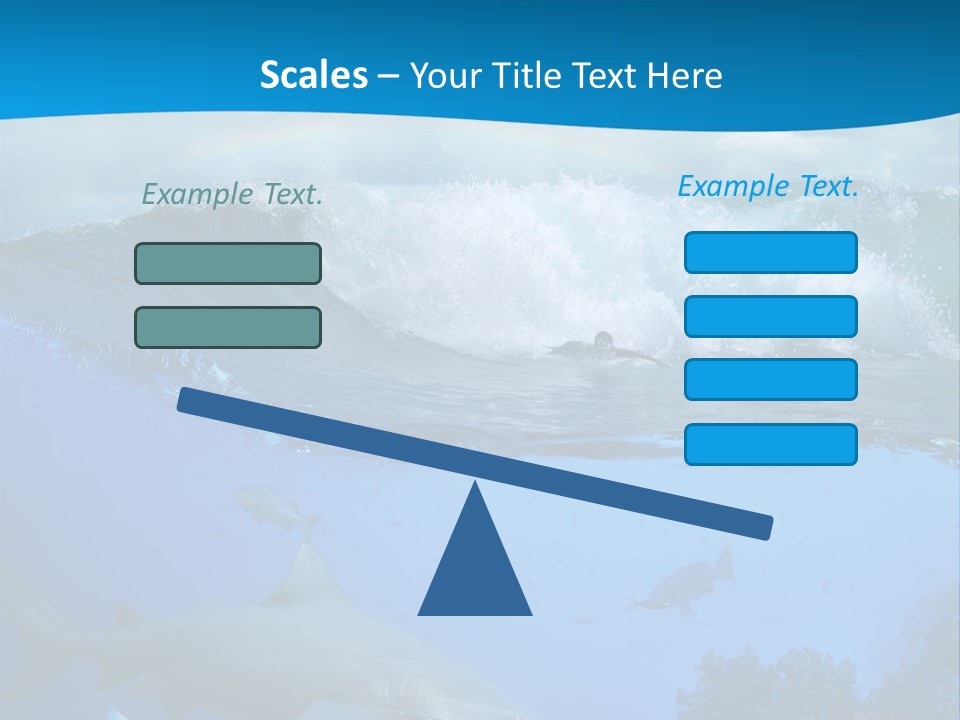 Sport Predator Surfing PowerPoint Template