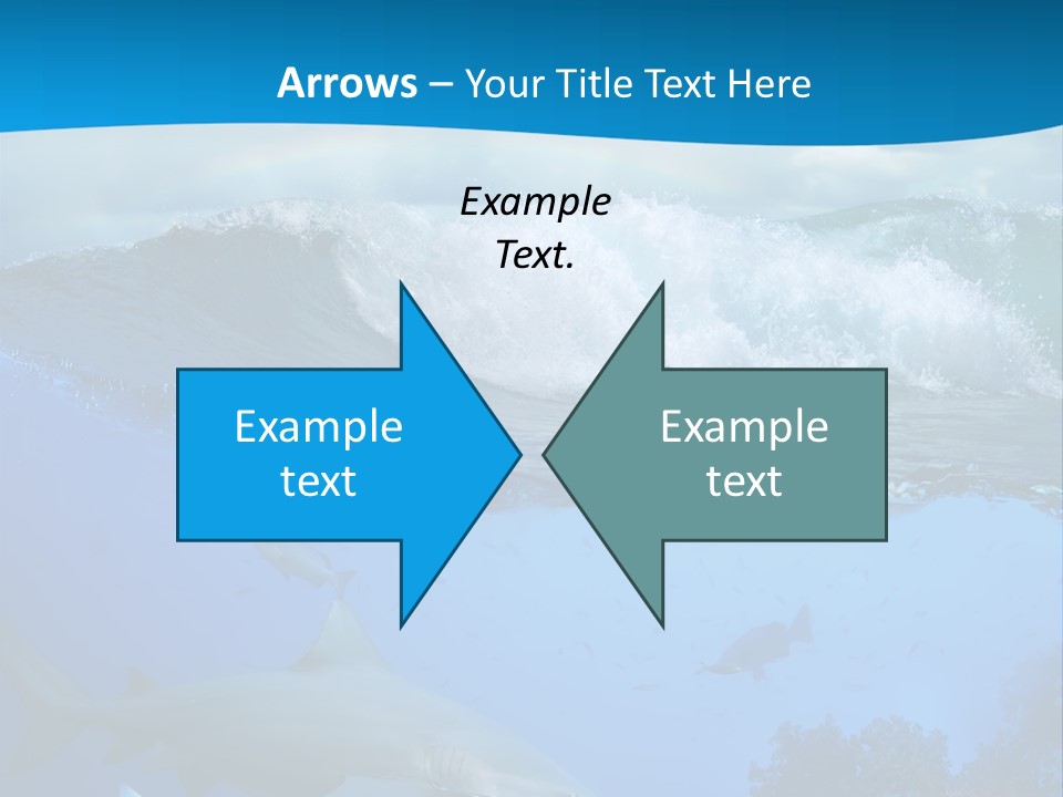 Sport Predator Surfing PowerPoint Template