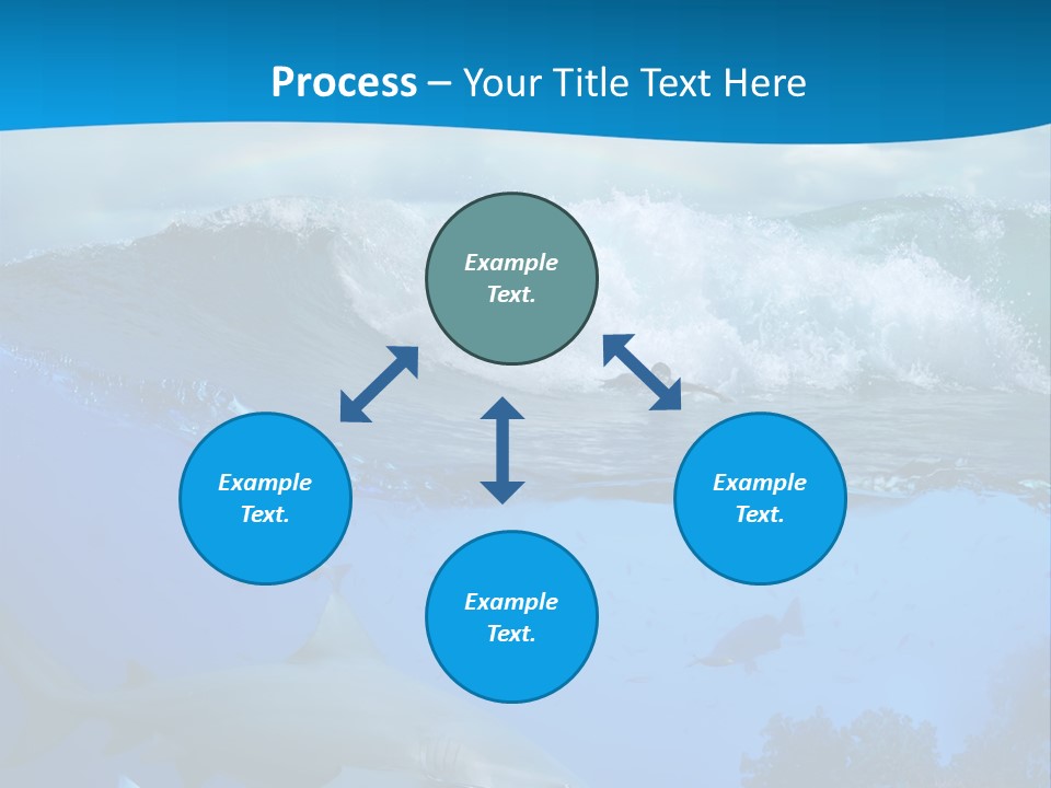 Sport Predator Surfing PowerPoint Template
