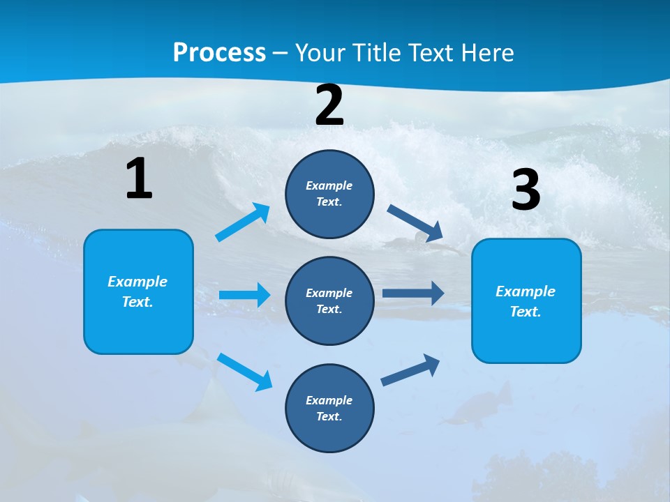 Sport Predator Surfing PowerPoint Template