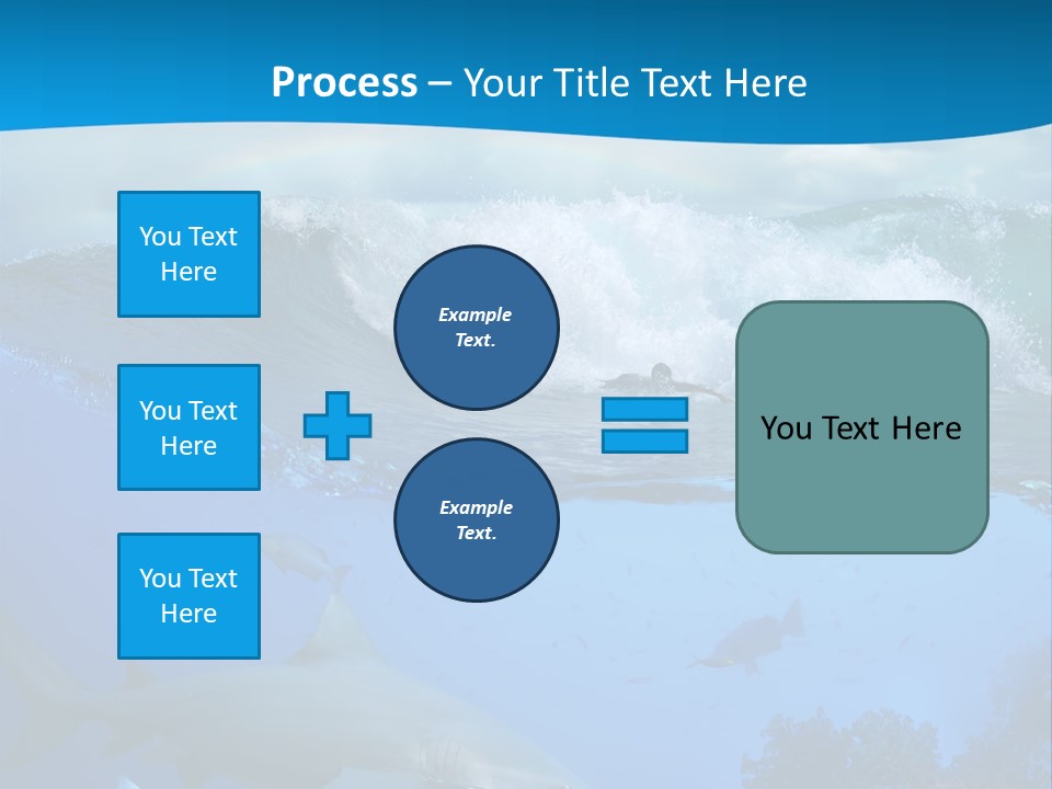 Sport Predator Surfing PowerPoint Template